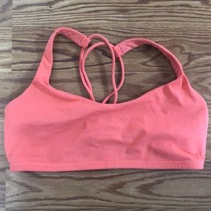 Orange lululemon free to be bra